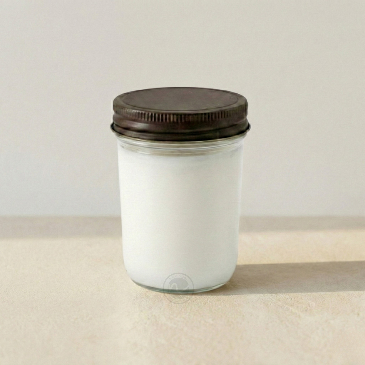 8 oz. Jelly Jar, pack of 10, Hand Poured in Small Batches, No Label 100% Soy Wax Candle with Rustic Lid for Boutique owner, Market Vendors, Event Planner, Baby Shower, Weddings, Office Events and Milestone Celebration