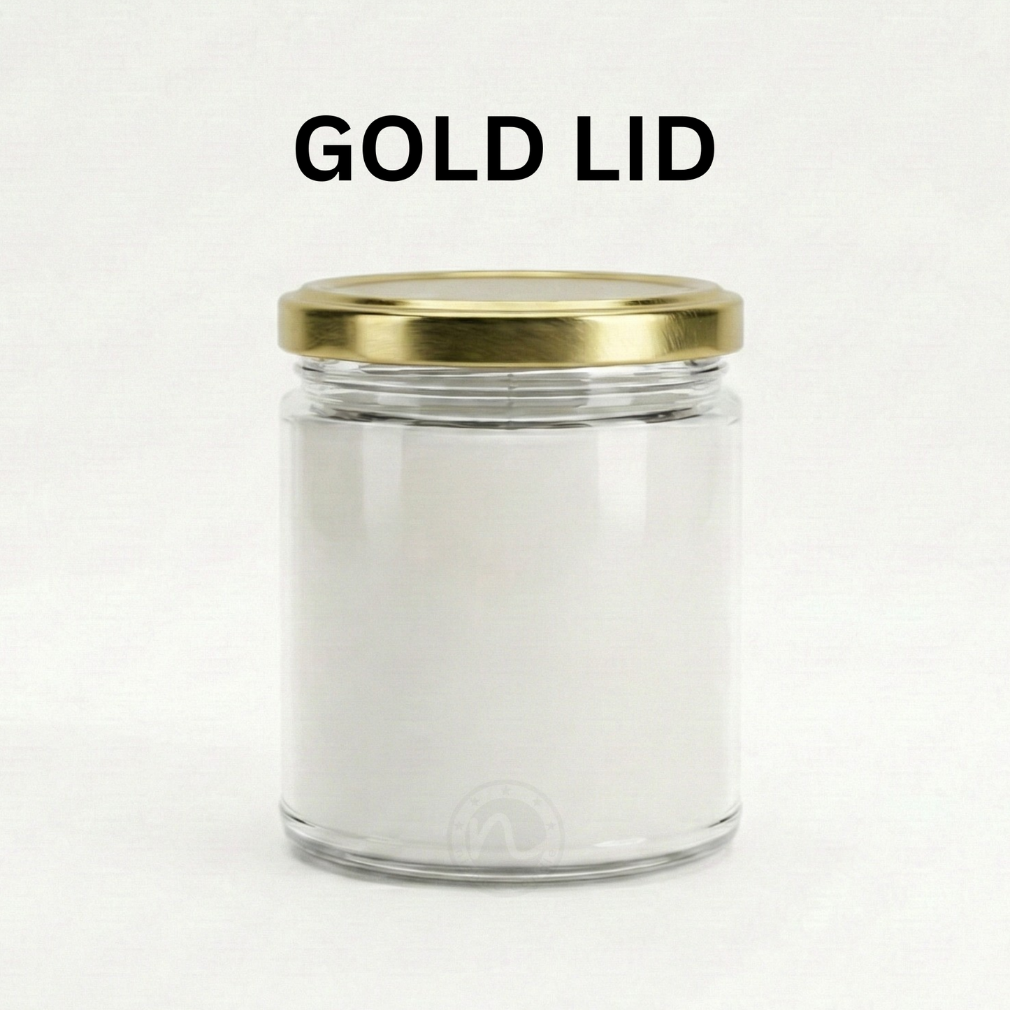9oz Salsa Jar Soy Candle with Black Lid, Unbranded Handpoured 10 Counts Per Order
