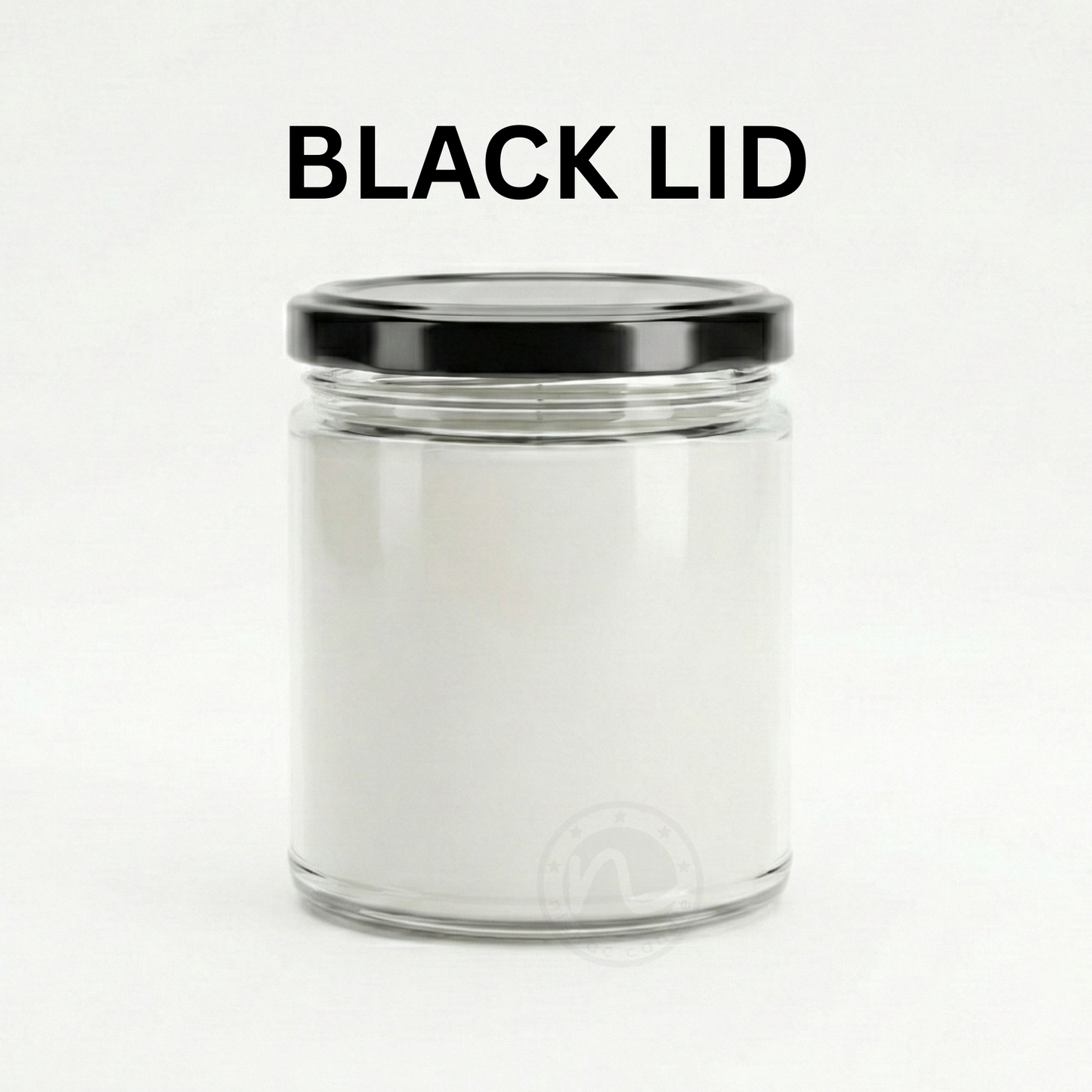 9oz Salsa Jar Soy Candle with Gold Lid, Unbranded Handpoured 10 Counts Per Order
